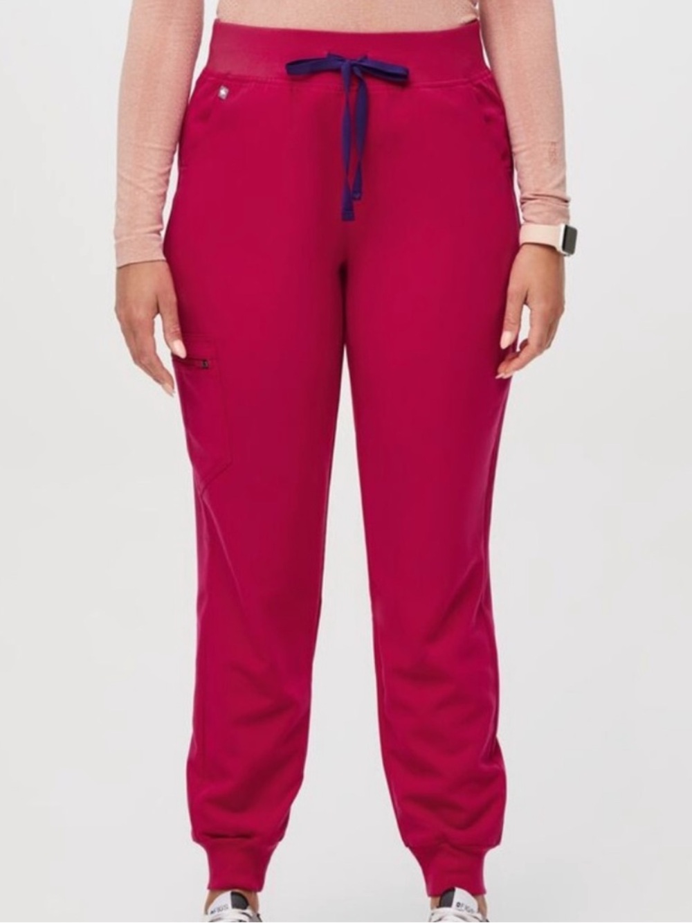 FIGS Ultra Rose High Waisted Zamora Jogger Scrub Pant XS